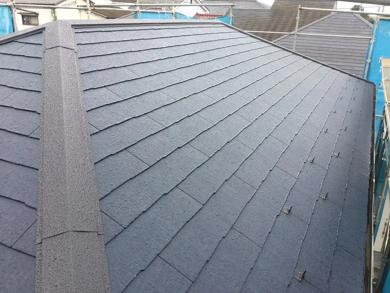 栃木県宇都宮市 瓦屋根からスレート屋根に屋根葺き替え工事 ケイミューコロニアルクアッド 栃木県宇都宮市の雨漏り修理 屋根工事専門店 リフォームの森