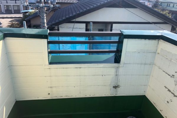 栃木県宇都宮市　ベランダ外壁塗装　防水工事