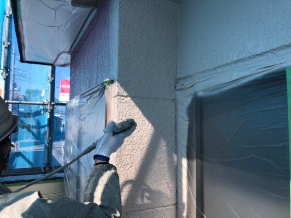 栃木県宇都宮市　【外壁塗装】吹き付け工法で行いました！手塗り工法との違いとは？