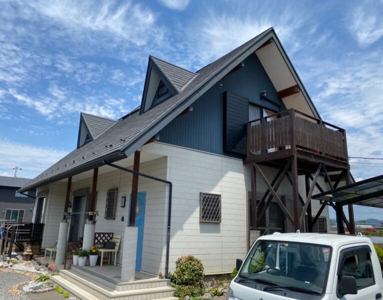 栃木県宇都宮市　屋根・外壁塗装工事　施工前　効率良くメンテナンスをする方法