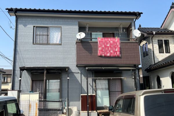 栃木県栃木市　外壁塗装・コーキング工事　施工後　塗り替え後のスケジュール